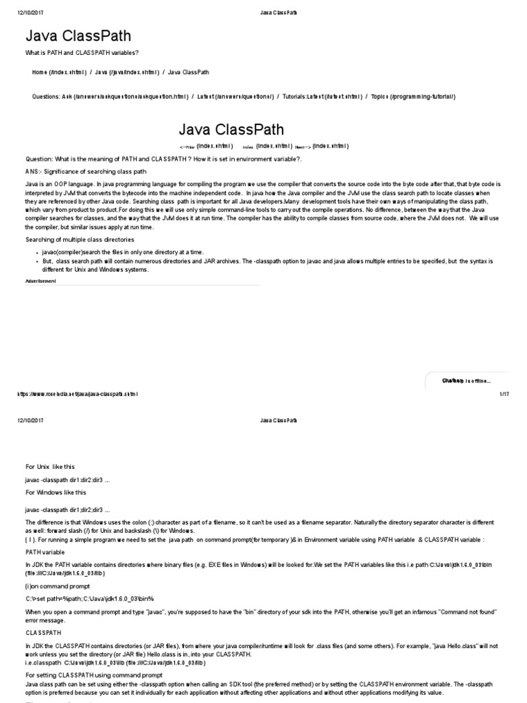 Java ClassPath | Download Free PDF | Java Virtual Machine | Java ...