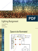 Lighting Assignment: Pranayita Myadam 1451310052 3rd Year B.Arch