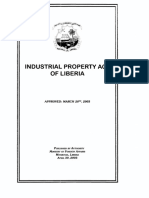 Liberia Industrial Property Law English