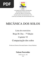 Resolução Braja M Das - 7 Ed - Capítulo 06 - Compactação Dos Solos