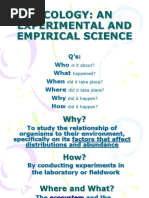 lecture 2 -hypothesis in ecology salam