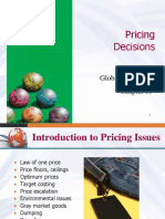 Pricing Decisions: Global Marketing