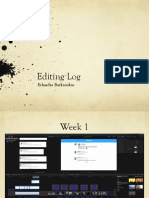 Editing Log