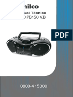 Manual Serviço Audio Pb150