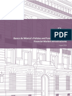 Banco de México's Policies and Functions Regarding Financial Market Infrastructures