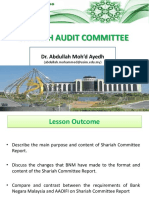 Shariah Audit - Lecture 5 (Sha Audit Comt)