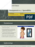 Lapkas Paraparese e.c. Spondilitis TB