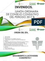 2da. Reunióm Ordinaria de Consejo Consultivo 2017 B.