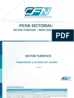 Ficha Sectorial Turismo