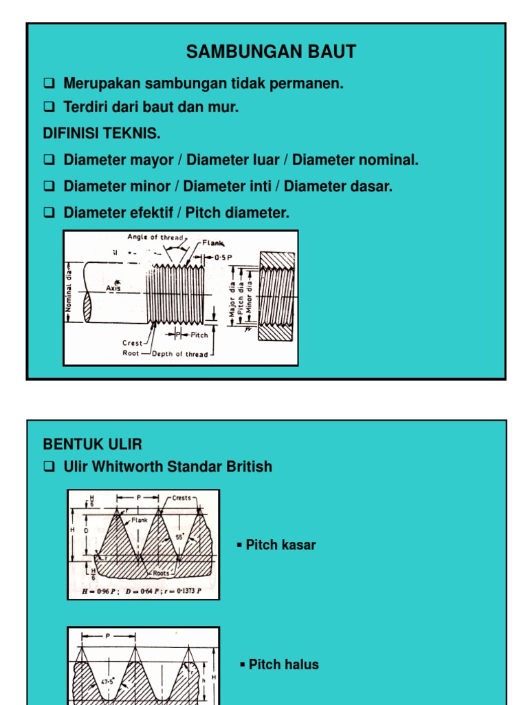 Sambungan Baut | PDF