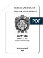 Estatuto UNSCH 2016 PDF