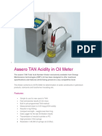 Assero TAN Acidity in Oil Meter