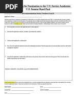 Recommendation Form