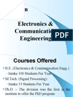 Division of Electronics & Communication Engineering