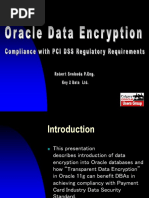 Oracle Data Encryption