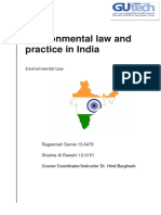 Environmental law and practice in India overview