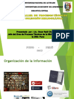 Organización de la información bibliográfica