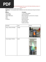 Flame Test
