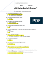 Are You Right-Brained or Left-Brained CLC 15