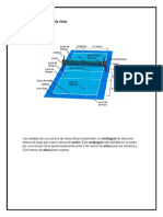 Medidas de La Cancha de Vóley