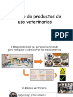 Manejo de Productos de Uso Veterinarios