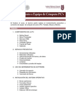 Mantenimiento A Equipo de Cómputo PC'S PDF