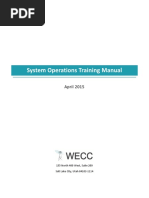 System Operations Training Manual 5-27-2015
