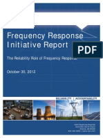 NERC Frequency Response Initiative Report