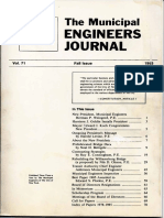 Municipal Engineers Journal Fall 1985 Vol 71