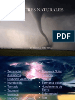Desastres Naturales (Defensa Nacional)