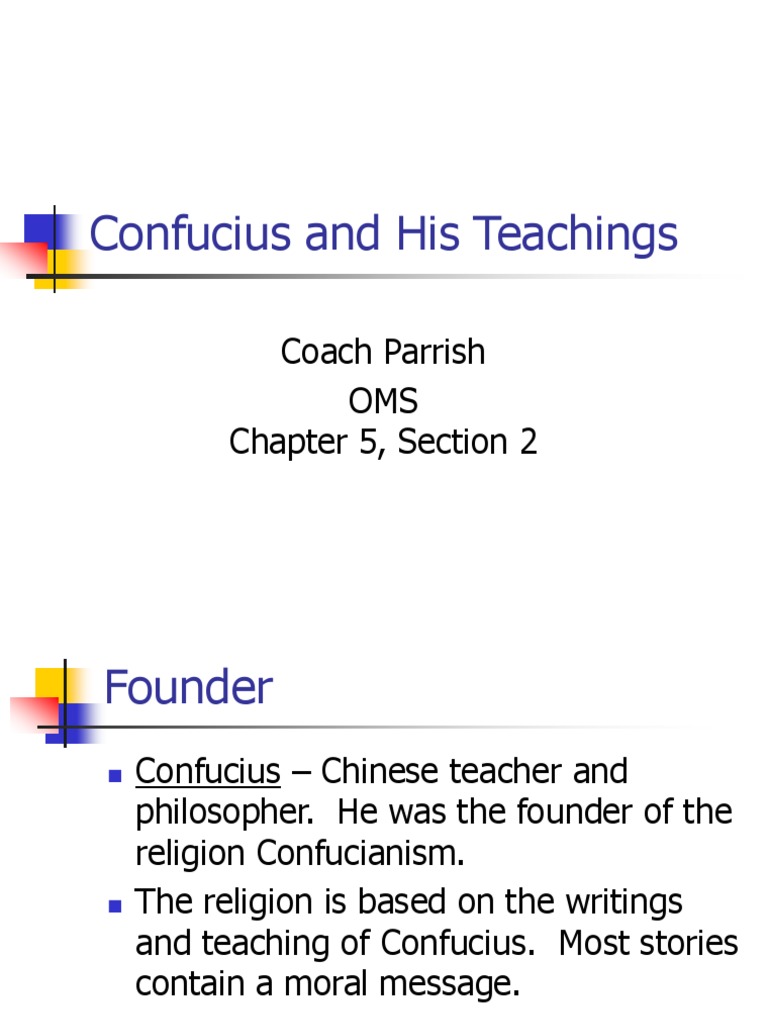 5.2_Confucius and His Teachings | Confucius | Confucianism