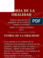 Teoria de La Oralidad