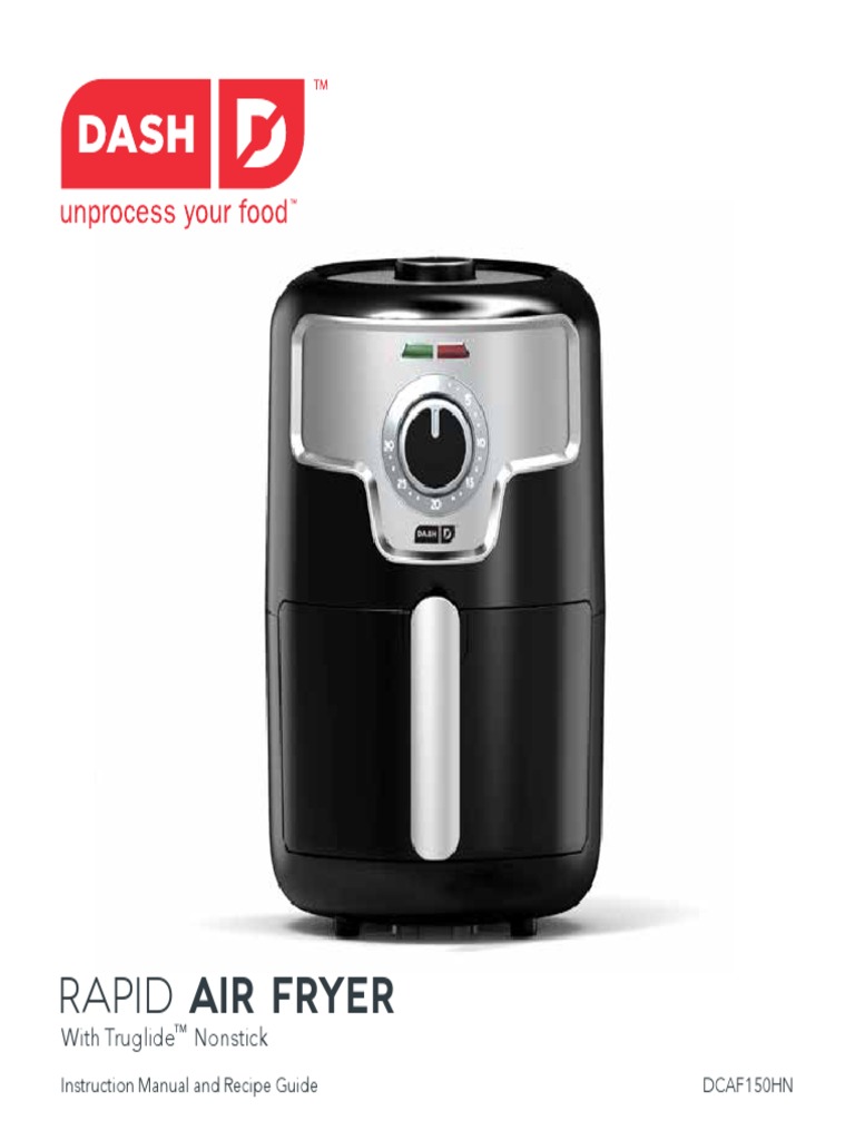DASH Air Fryer Manual | PDF | Bread Crumbs | French Fries