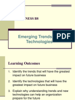 Business B8: Emerging Trends and Technologies