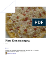 1 Pizza 22cm Mantapppz