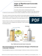 Economical Design of Reinforced Concrete Columns To Reduce Cost