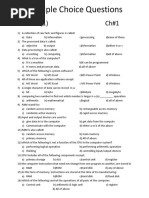 Aikman Series Multiple Choice Questions CH# 1