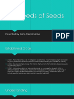 The Needs of Seeds Presentation