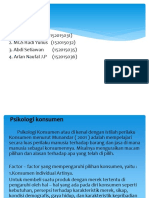 Power Point Psikologi Konsumen