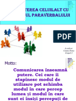 1-Comunicarea Paraverbala