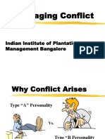 Managing Conflict: Indian Institute of Plantation Management Bangalore