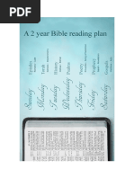 2 Year Bible Reading Plan