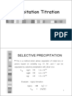 Precipitation Titration