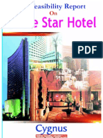TOC of Pre Feasibility Report On Five Star Hotel