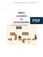 TEMA II. La Sociedad Del Antiguo Regimen.