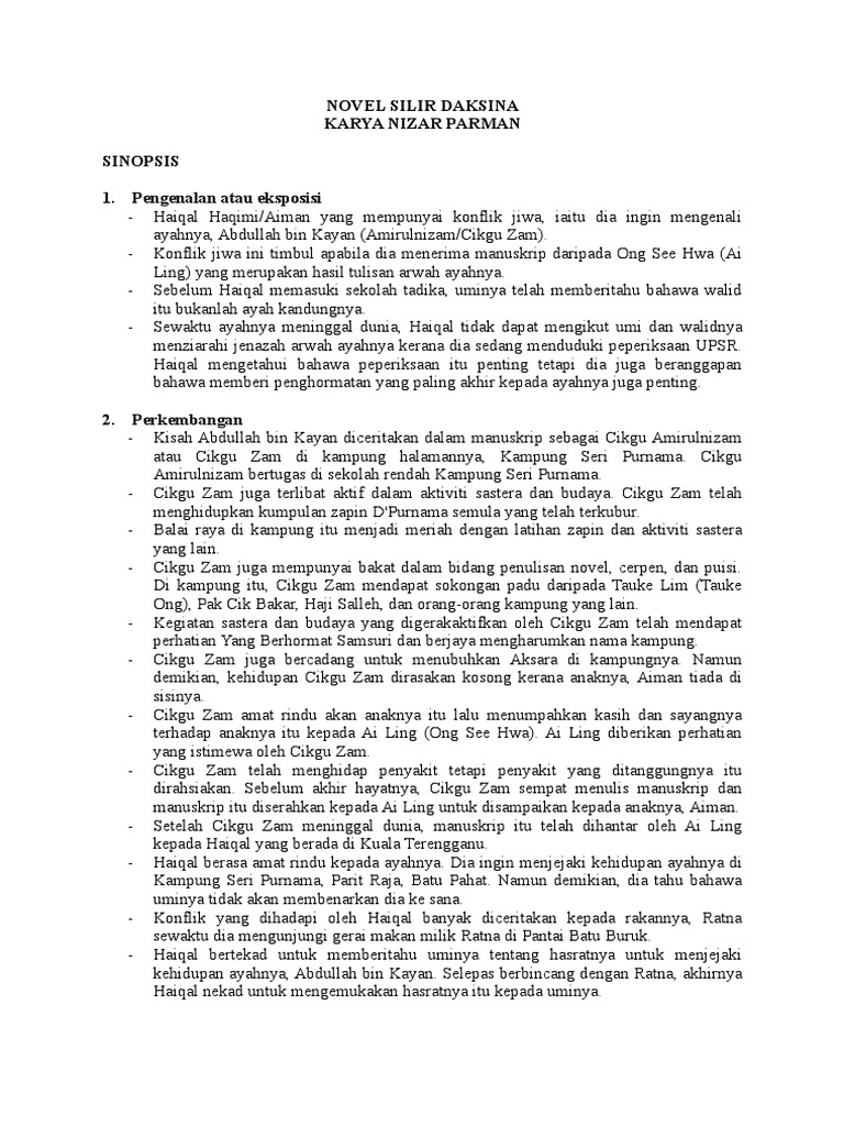 Peristiwa Menarik Silir Daksina Pdf