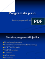 Sintaksa U Programiranju