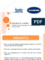 Vedanta-Cairn: Vedanta Group Acquisition of Controlling Stake in Cairn India