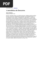 A Metafísica de Descartes