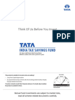 Tata India Tax Savings Fund One Pager December 2015